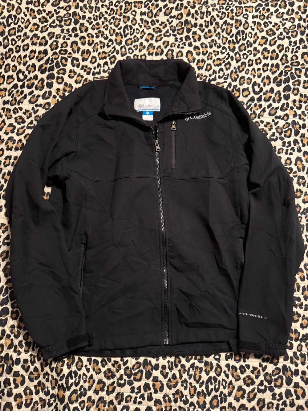 Columbia Black Omni-Shield Softshell Performance Jacket